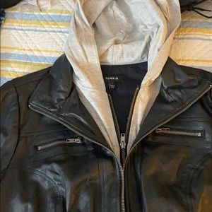 Torrid leather jacket 4 pocket
